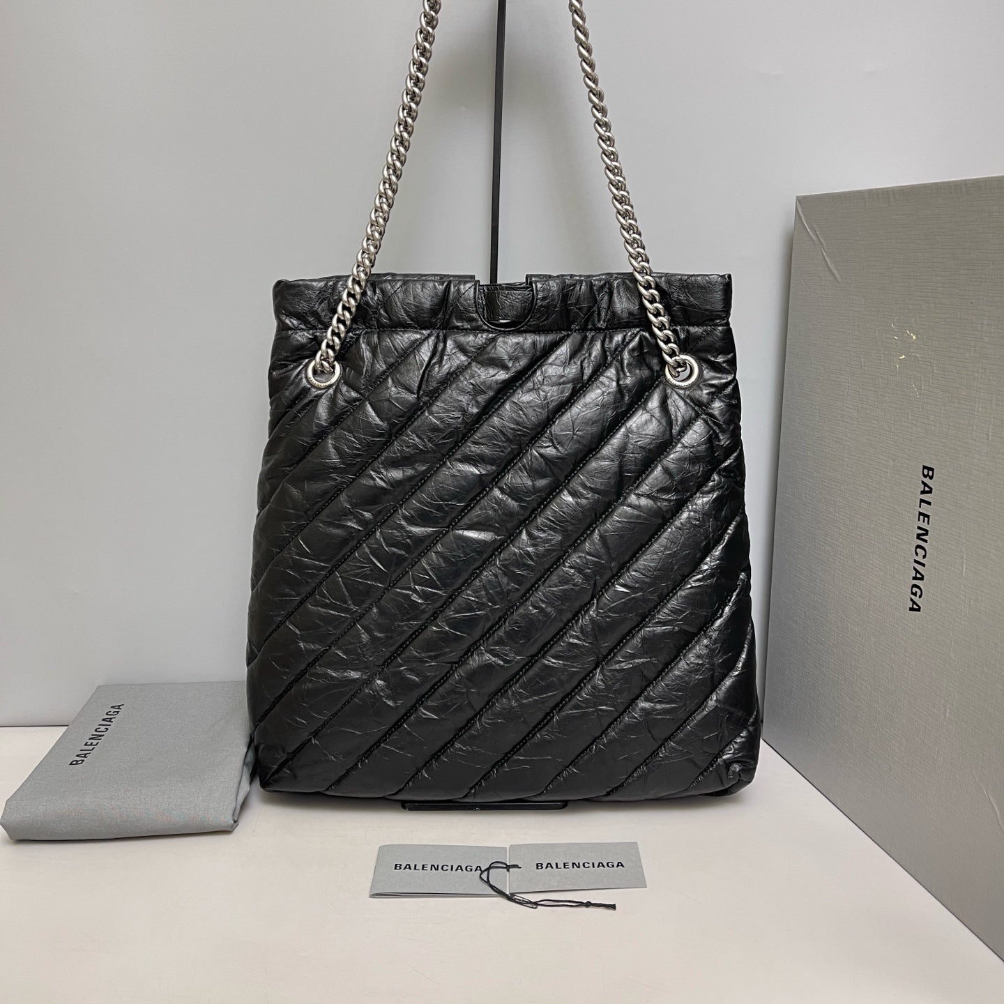 Balenciaga - Crush - Leather - Black - (large)
