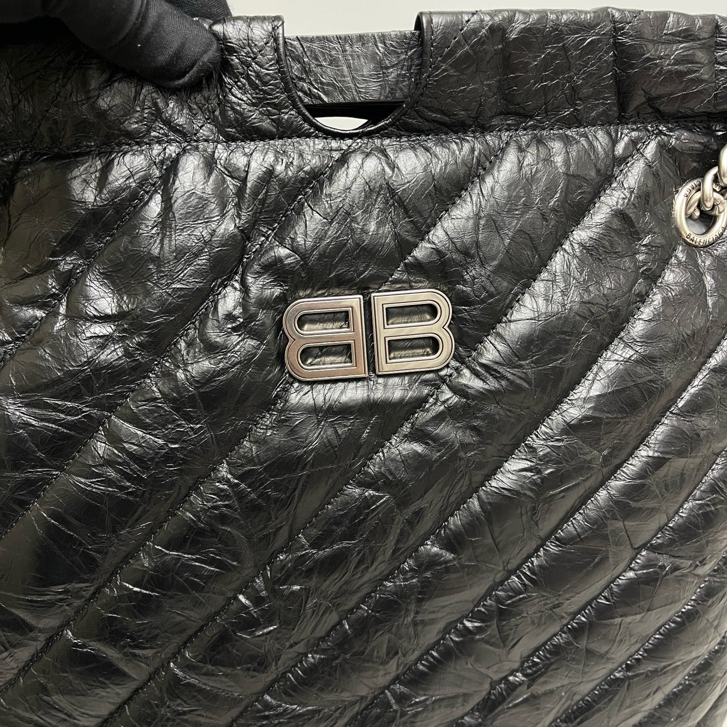 Balenciaga - Crush - Leather - Black - (large)