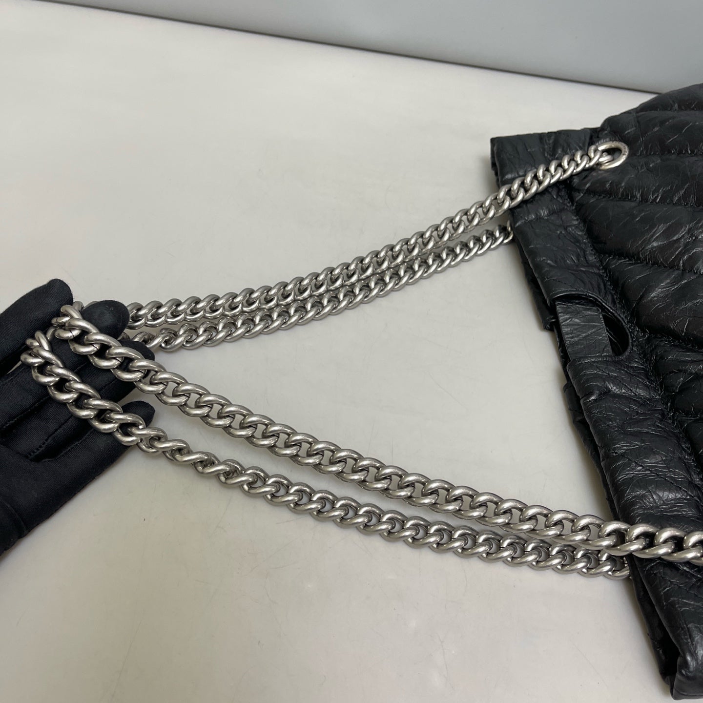 Balenciaga - Crush - Leather - Black - (large)