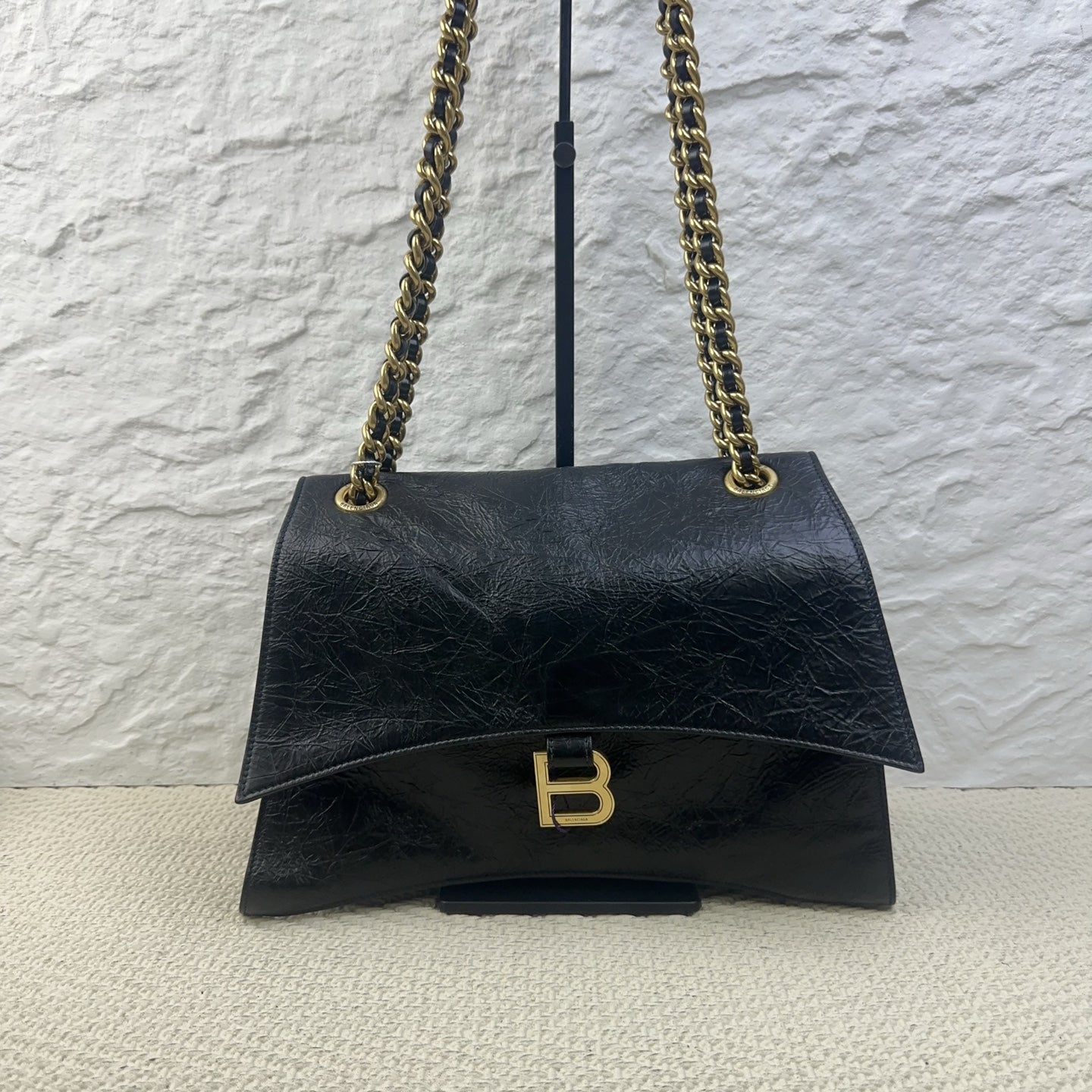 Balenciaga - Crush - Leather - Black - (medium)