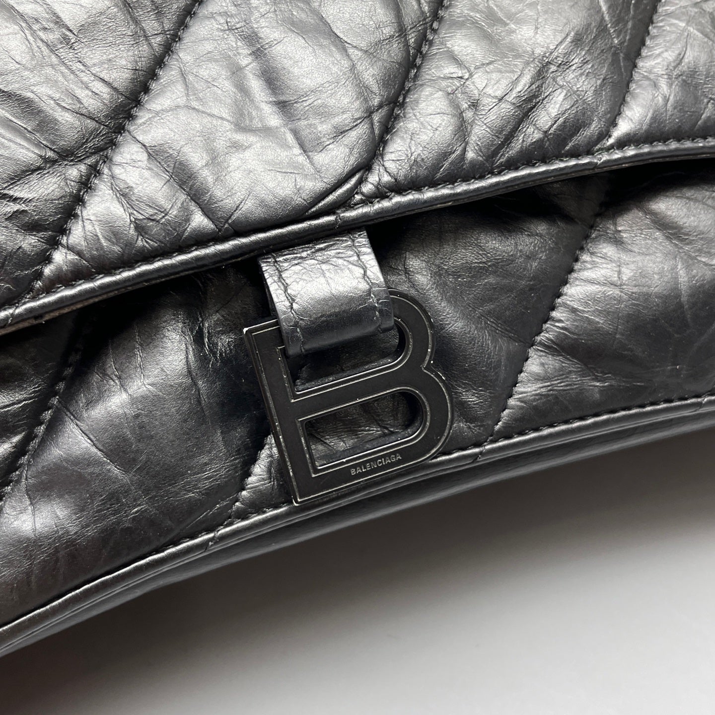 Balenciaga - Crush - Leather - Black - (medium)