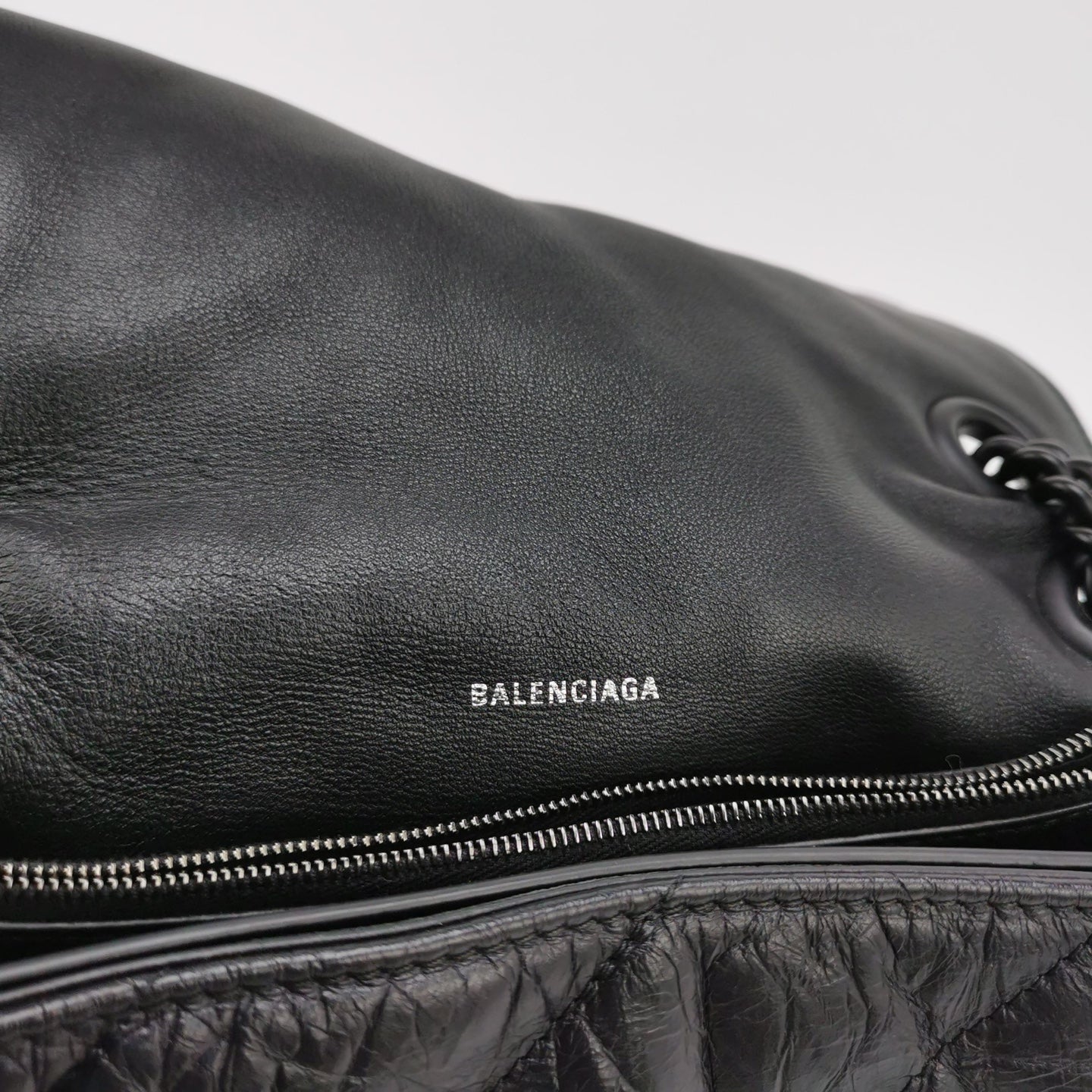 Balenciaga - Crush - Leather - Black - (medium)