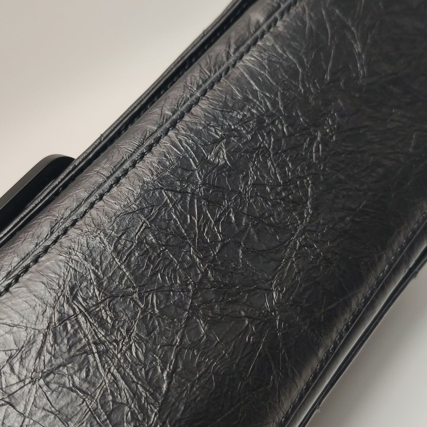 Balenciaga - Crush - Leather - Black - (medium)
