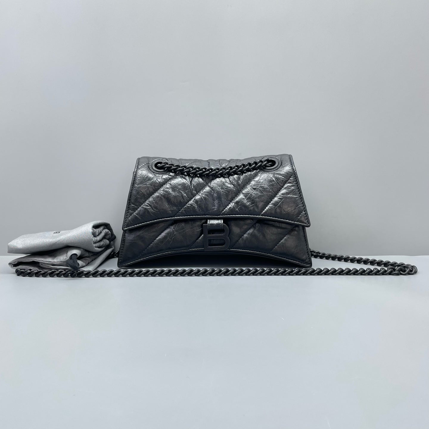 Balenciaga - Crush - Leather - Black - (Small)