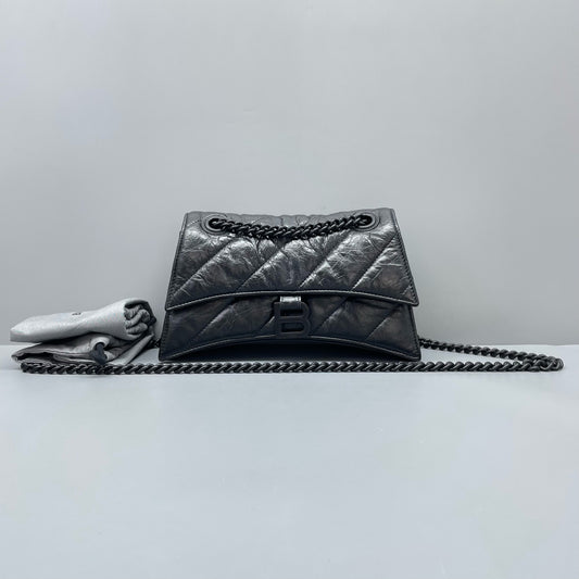 Balenciaga - Crush - Leather - Black - (Small)