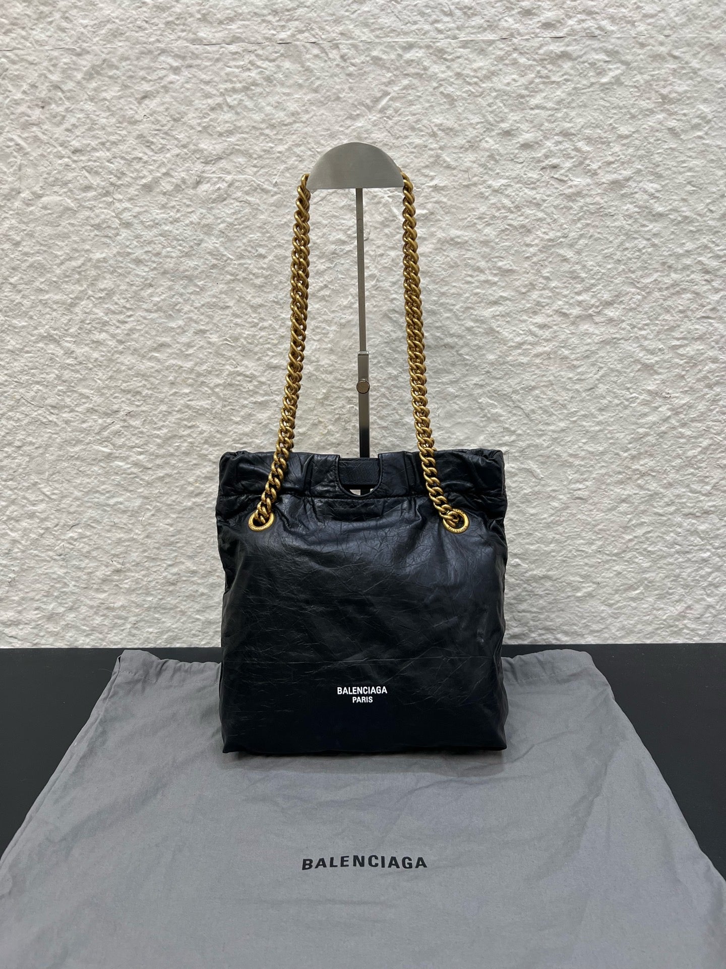 Balenciaga - Crush - Leather - Black - (small)