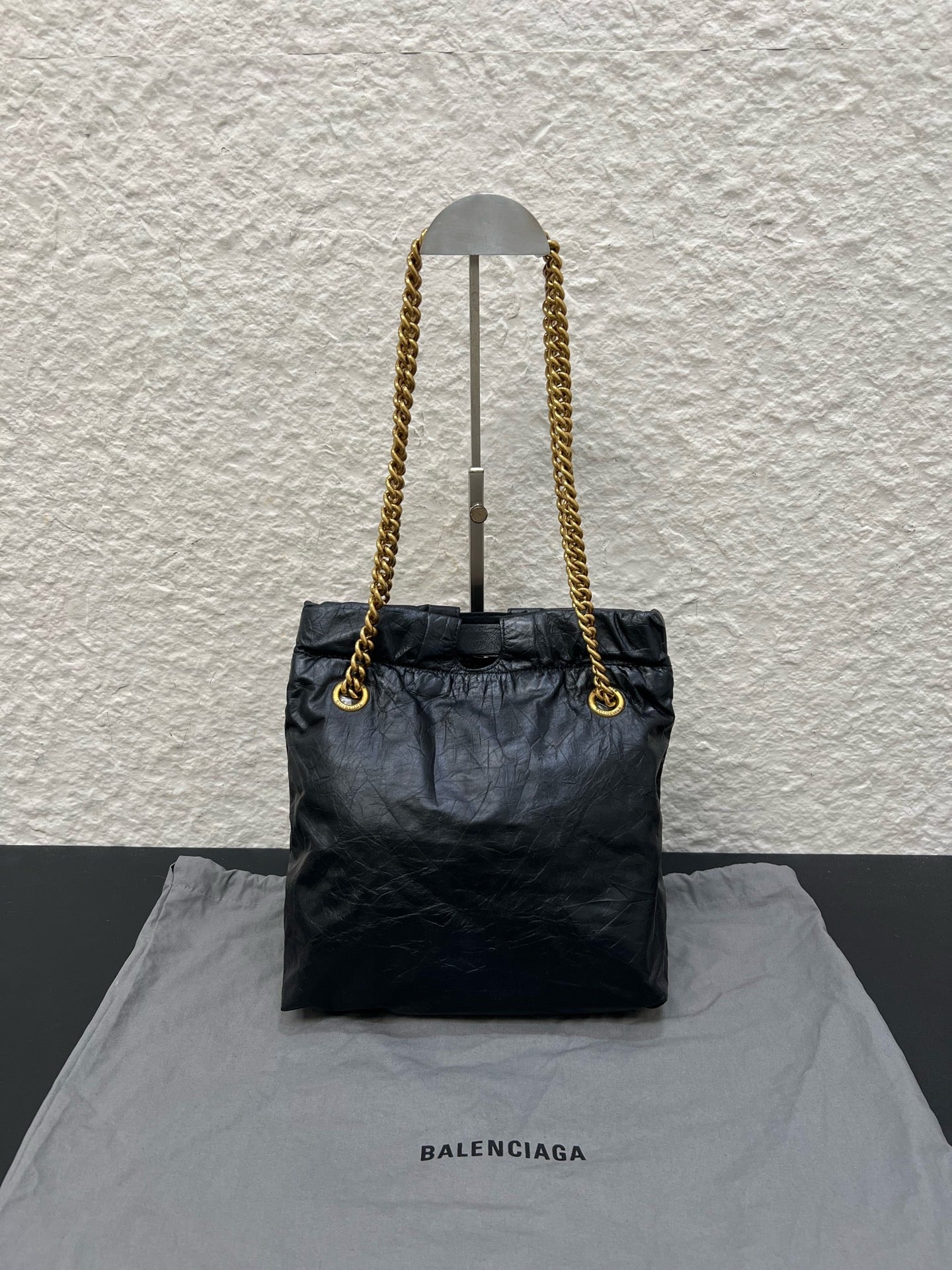 Balenciaga - Crush - Leather - Black - (small)