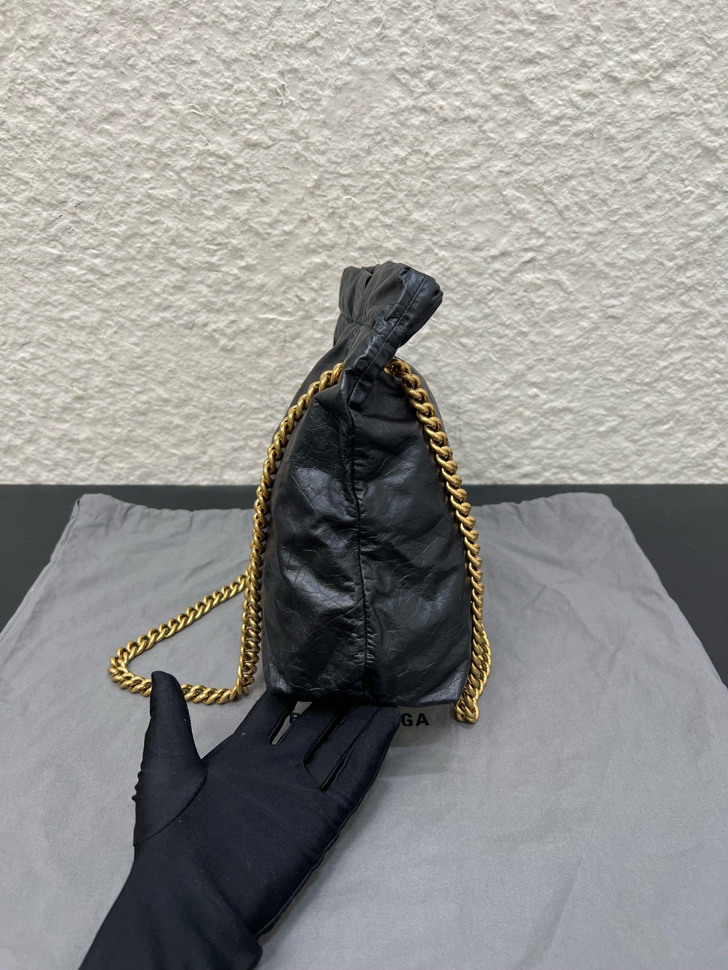 Balenciaga - Crush - Leather - Black - (small)