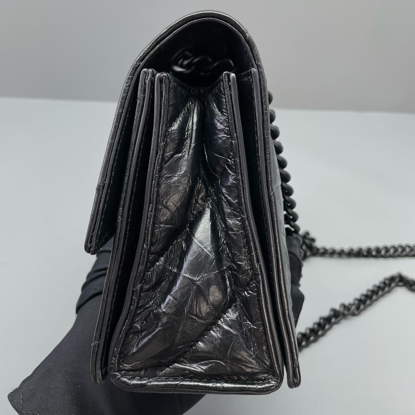 Balenciaga - Crush - Leather - Black - (small)