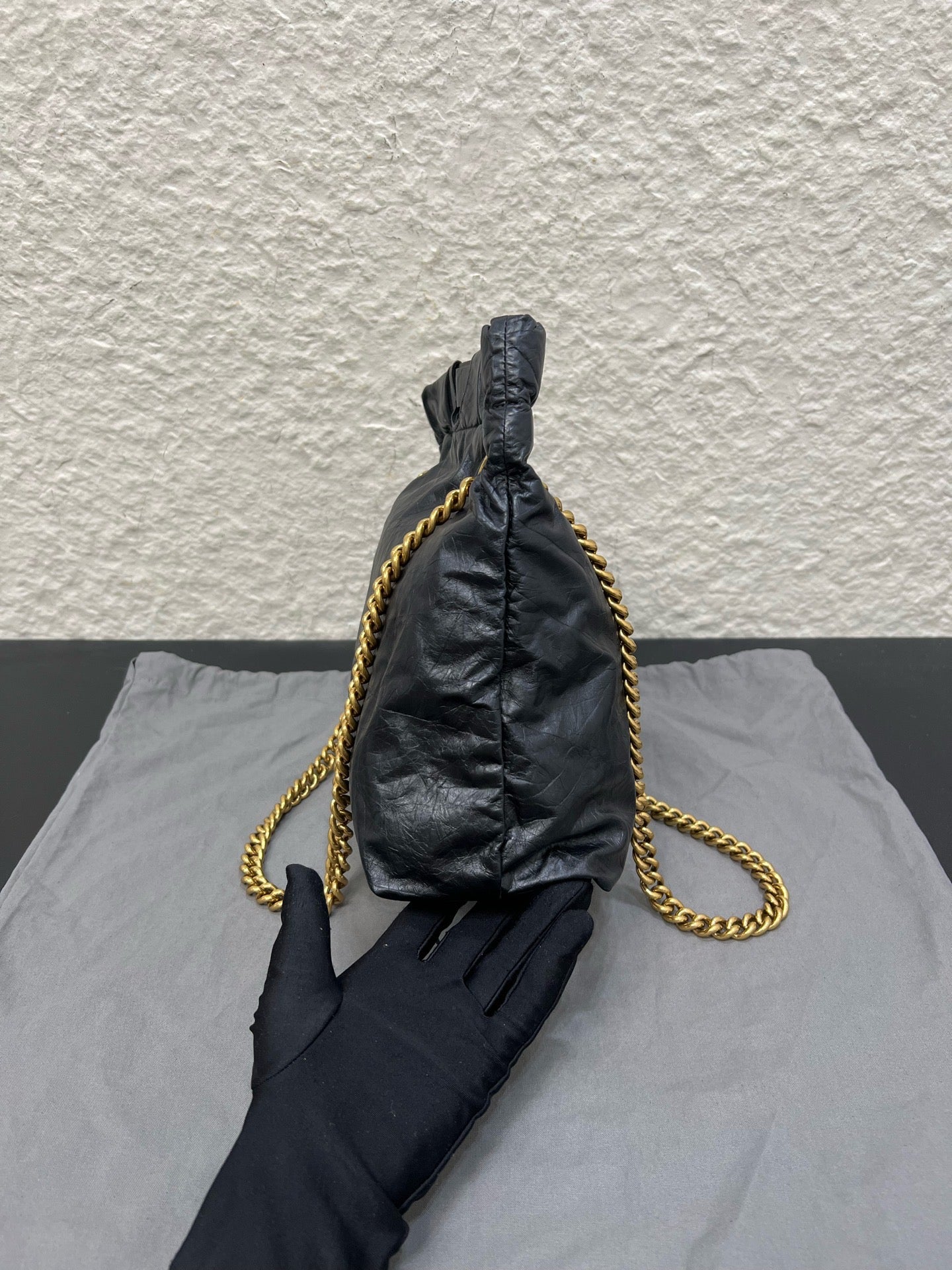 Balenciaga - Crush - Leather - Black - (small)