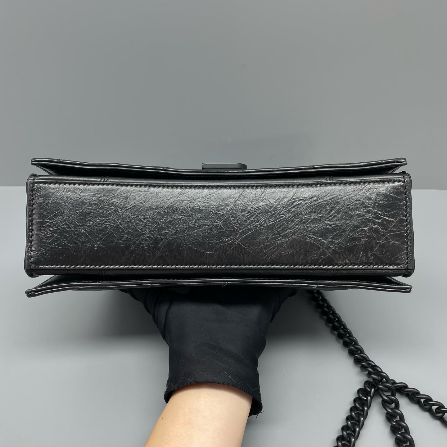 Balenciaga - Crush - Leather - Black - (small)