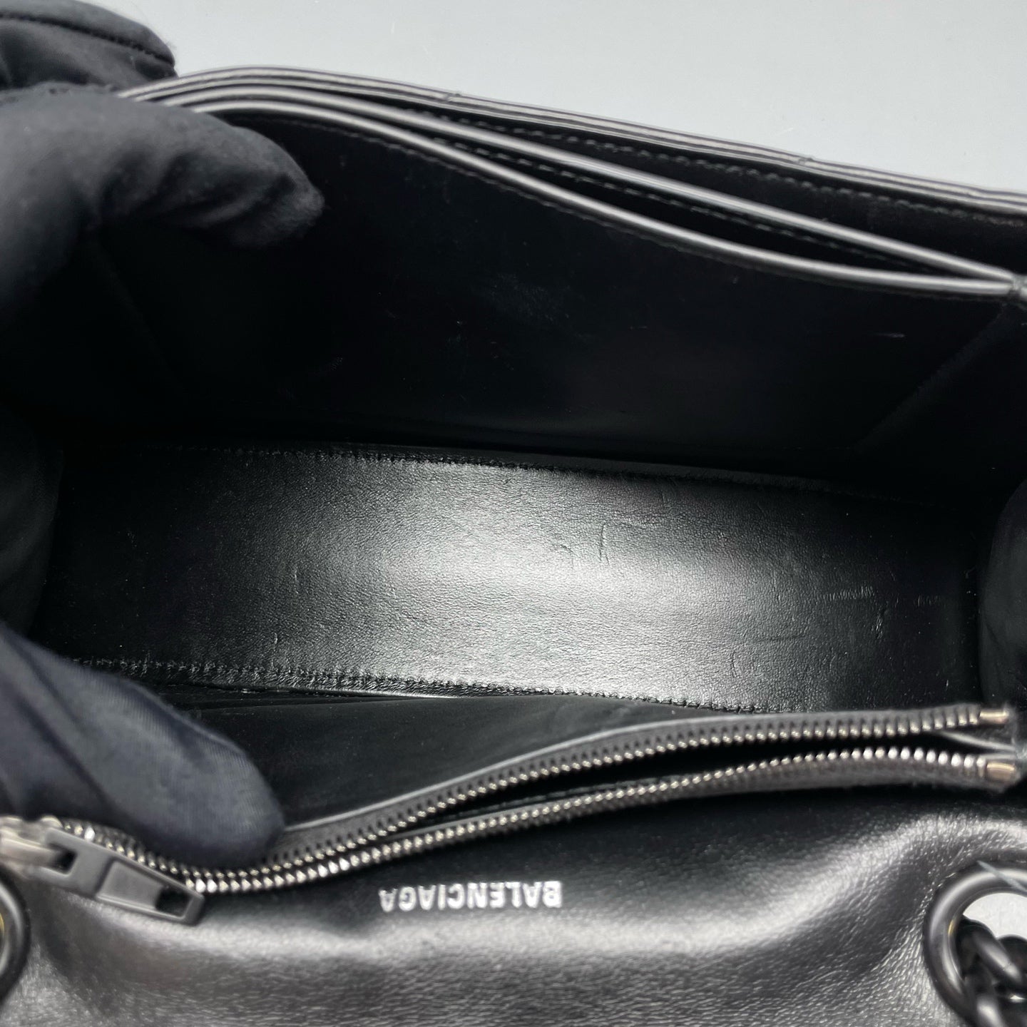 Balenciaga - Crush - Leather - Black - (Small)
