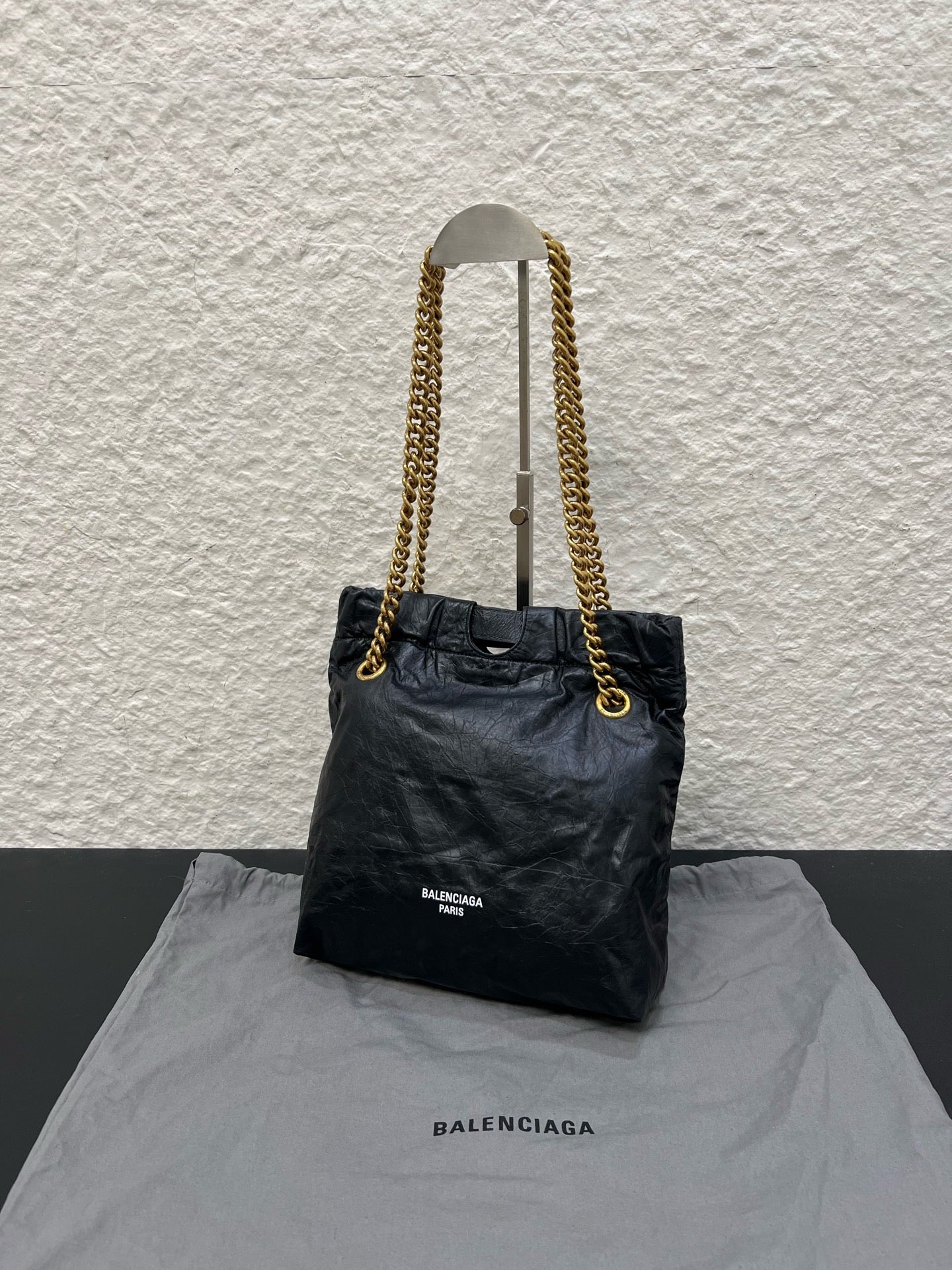 Balenciaga - Crush - Leather - Black - (small)