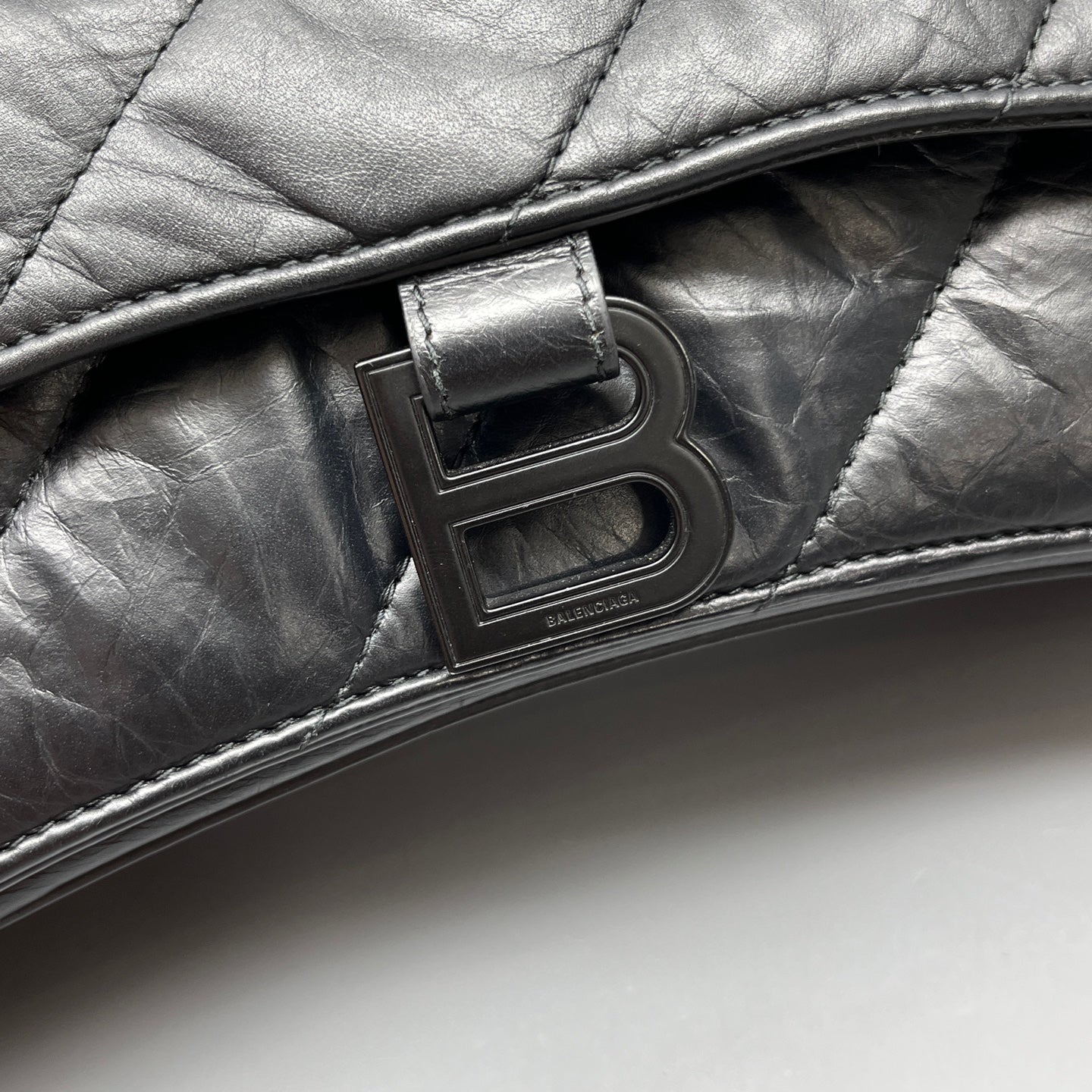 Balenciaga - Crush - Leather - Black - (small)
