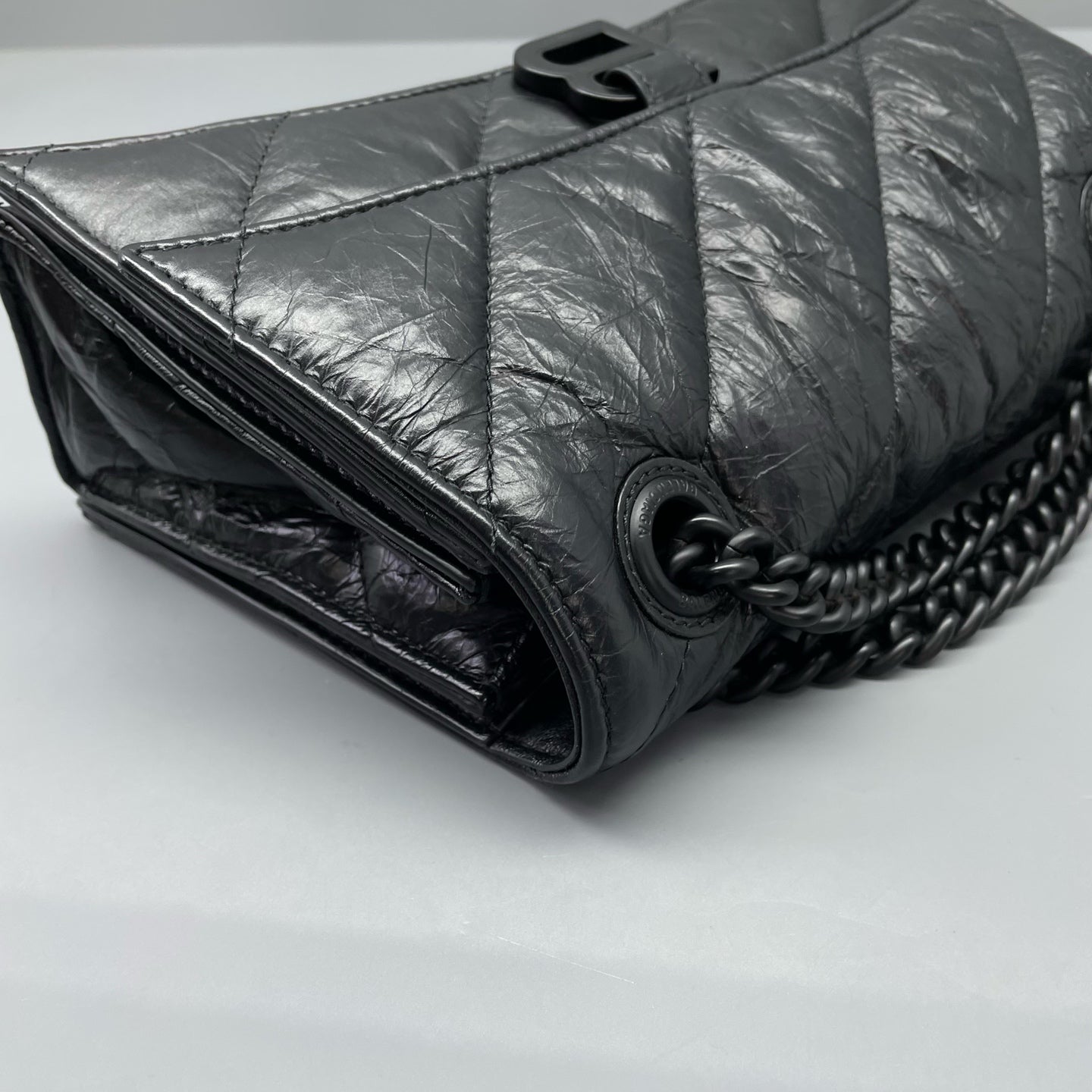 Balenciaga - Crush - Leather - Black - (small)