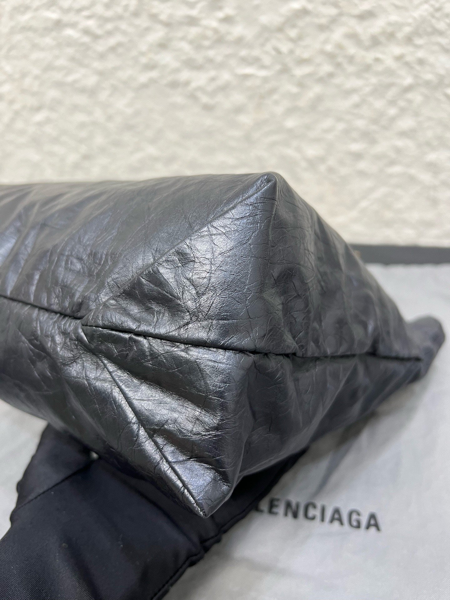 Balenciaga - Crush - Leather - Black - (small)