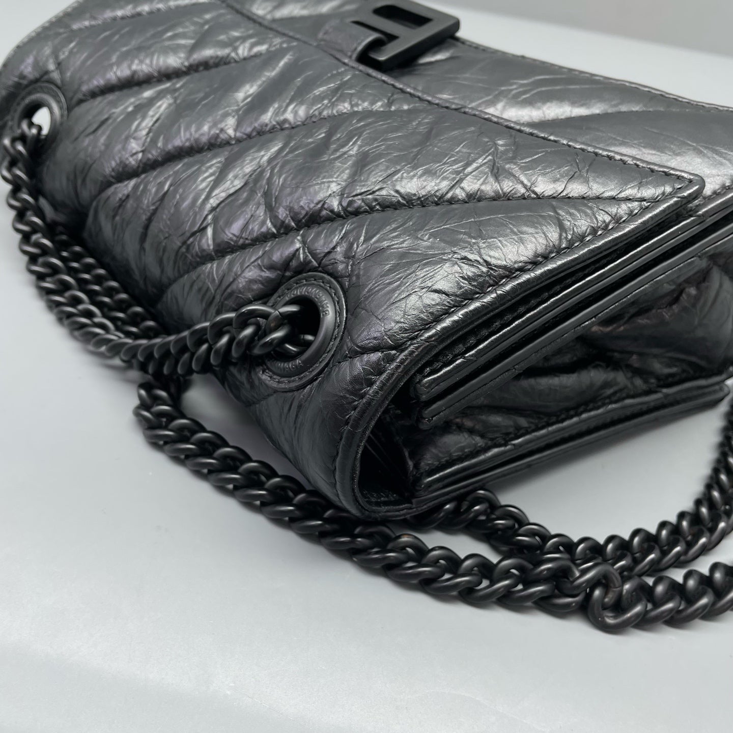 Balenciaga - Crush - Leather - Black - (small)