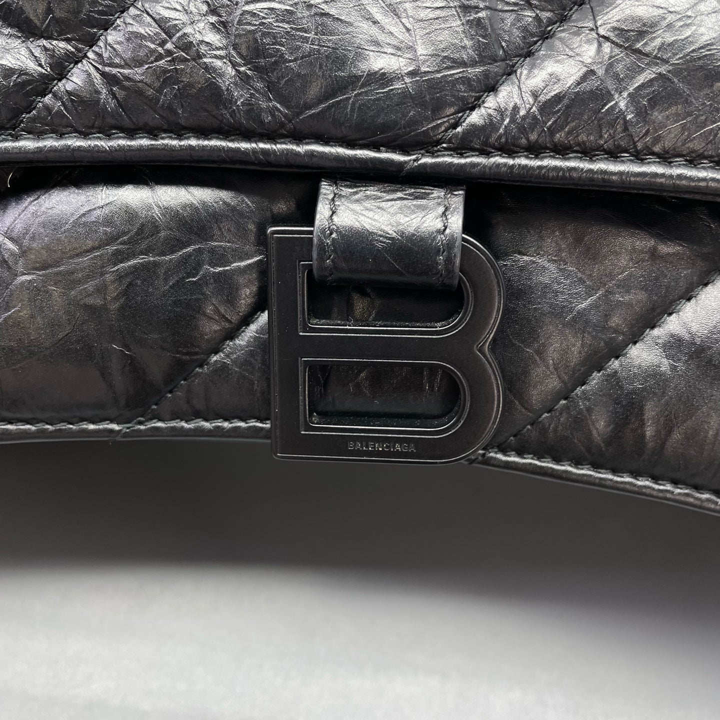 Balenciaga - Crush - Leather - Black - (small)