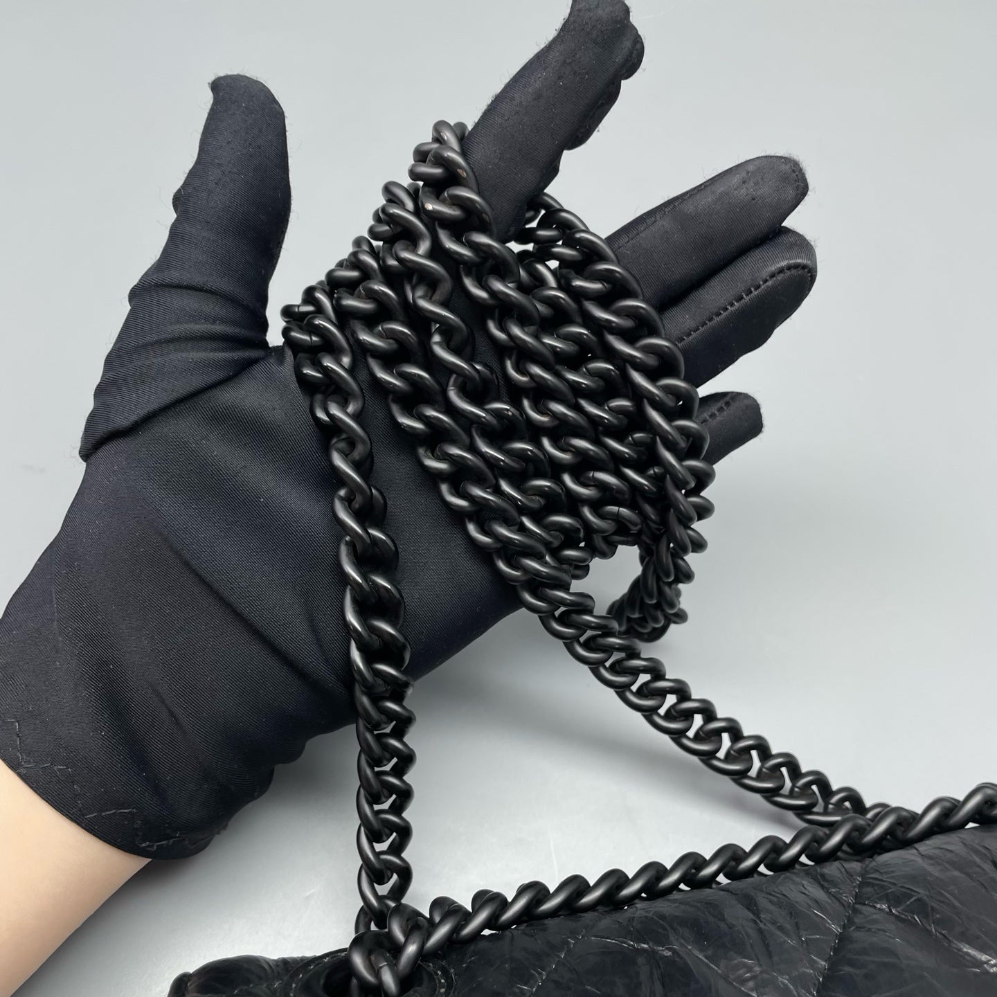 Balenciaga - Crush - Leather - Black - (small)