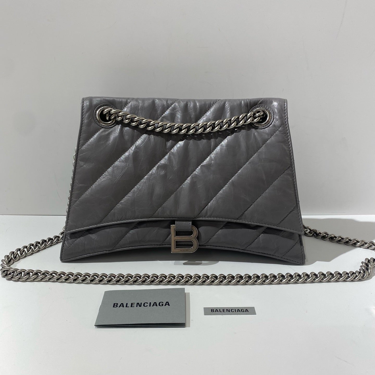 Balenciaga - CRUSH - Leather - Grey - (medium)