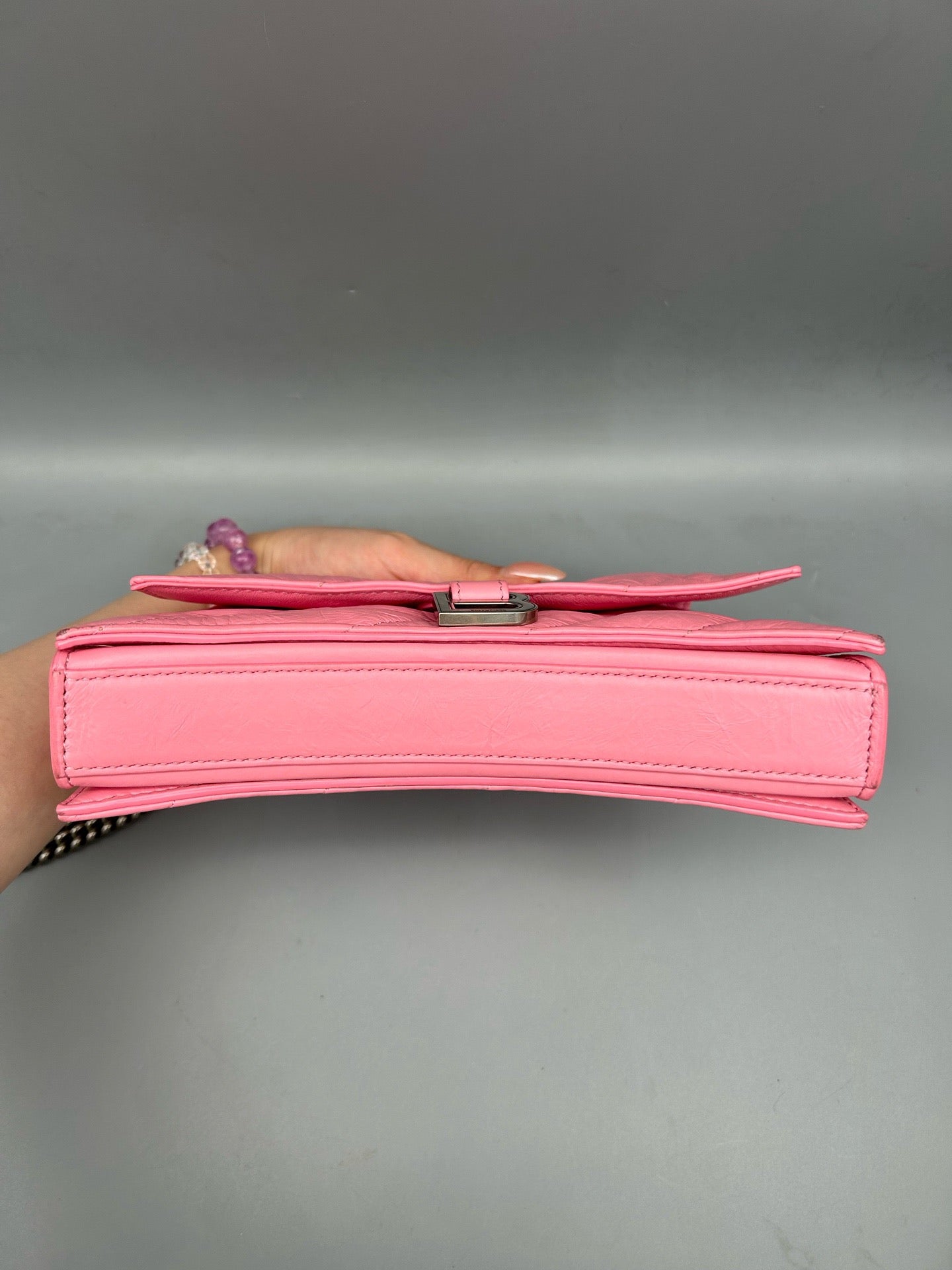 Balenciaga - Crush - Leather - Pink - (small)