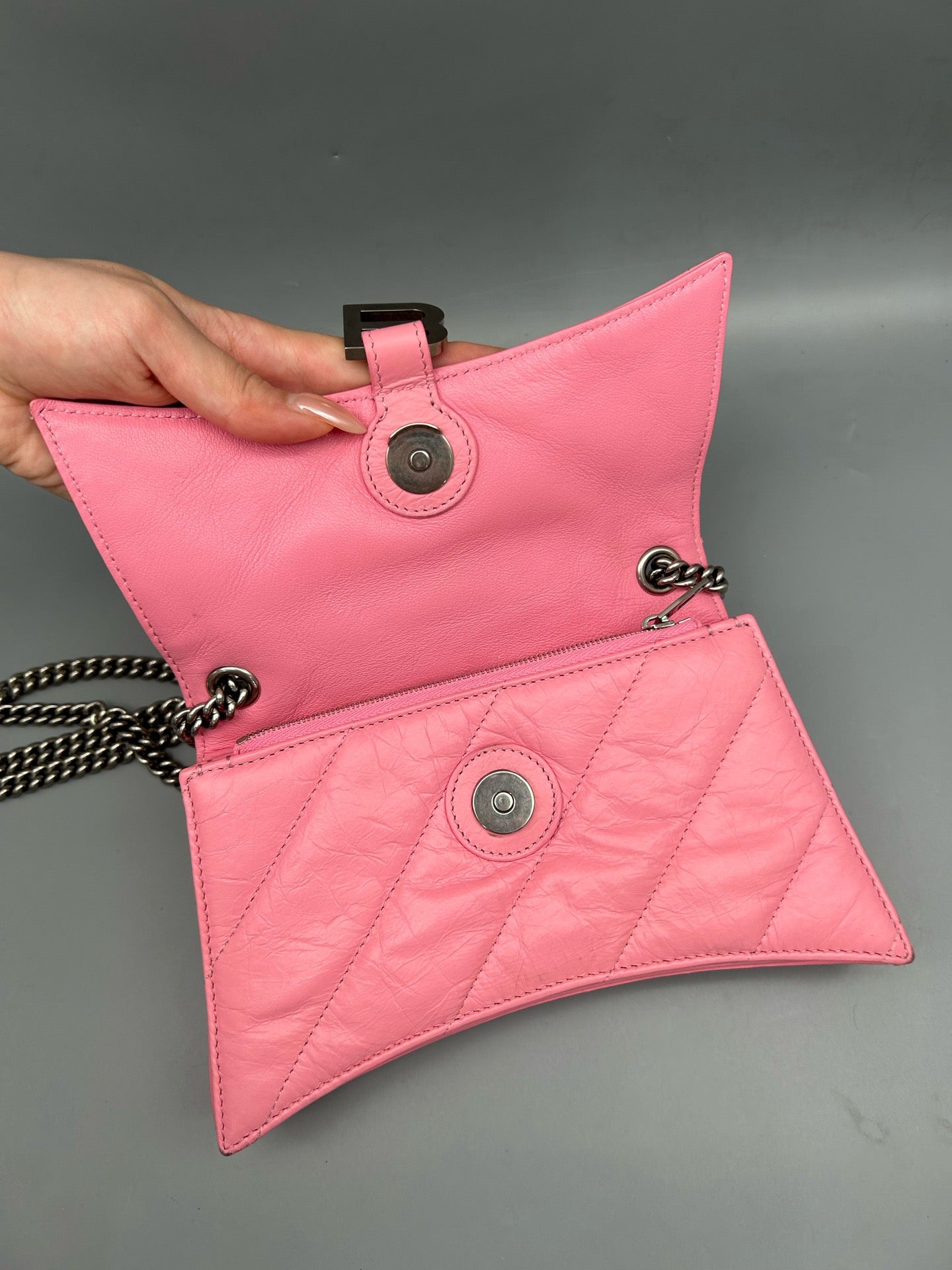 Balenciaga - Crush - Leather - Pink - (small)