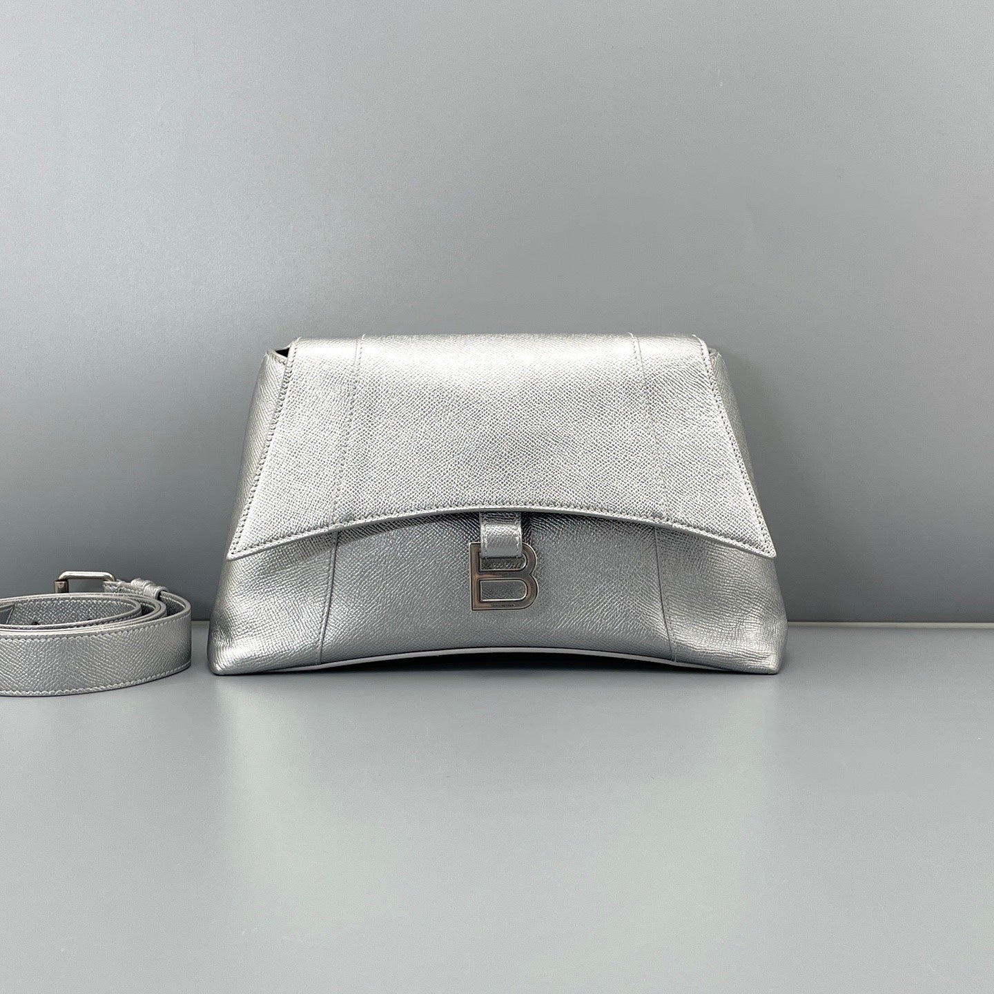 Balenciaga - Crush - Leather - Silver - (medium)
