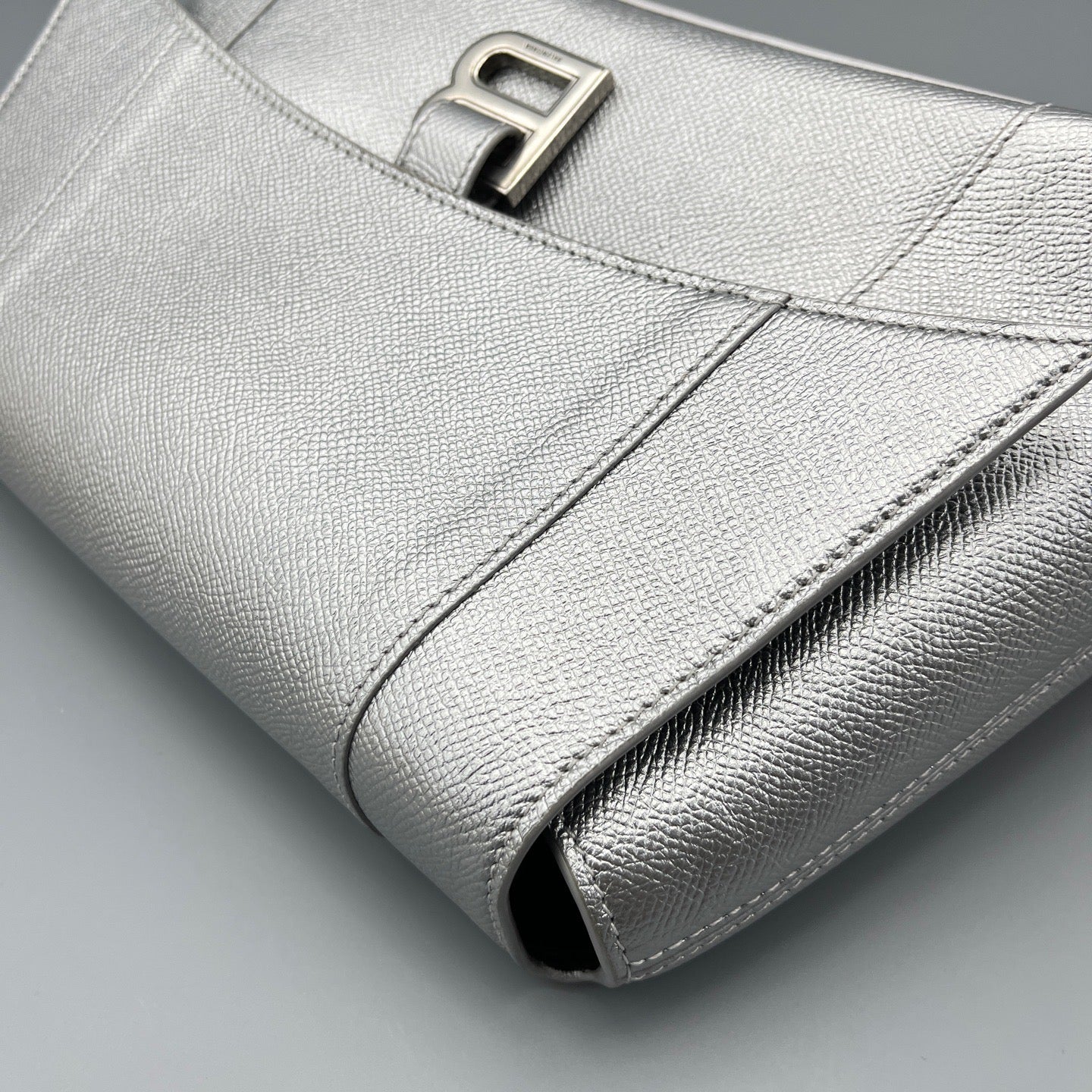 Balenciaga - Crush - Leather - Silver - (medium)