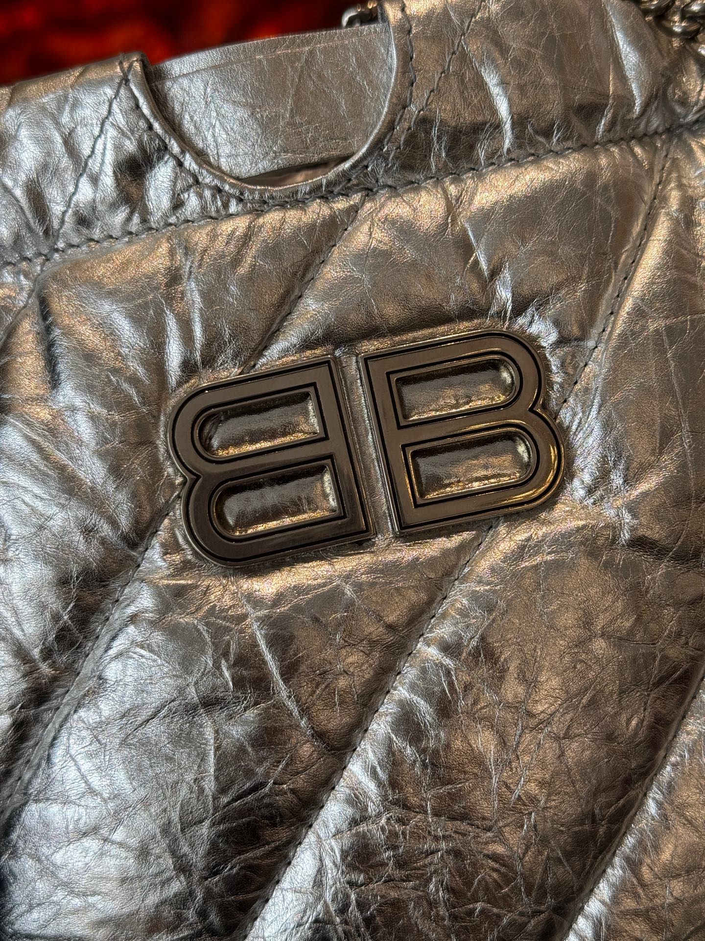 Balenciaga - Crush - Leather - Silver - (Small)
