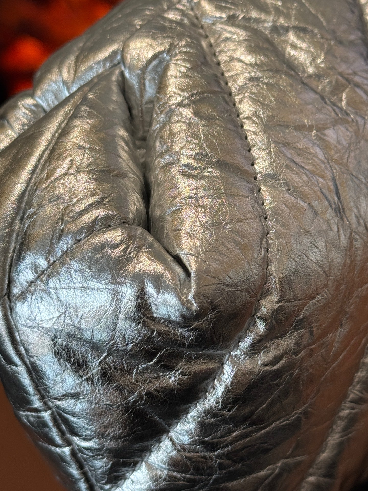 Balenciaga - Crush - Leather - Silver - (Small)