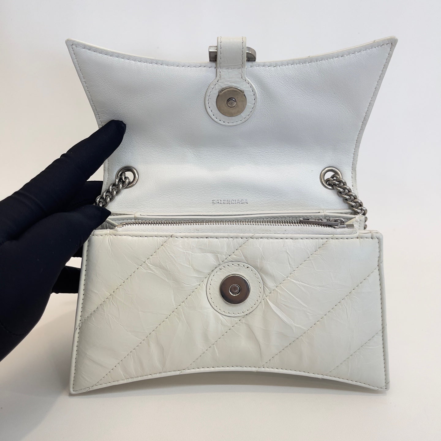 Balenciaga - Crush - Leather - White - (mini)