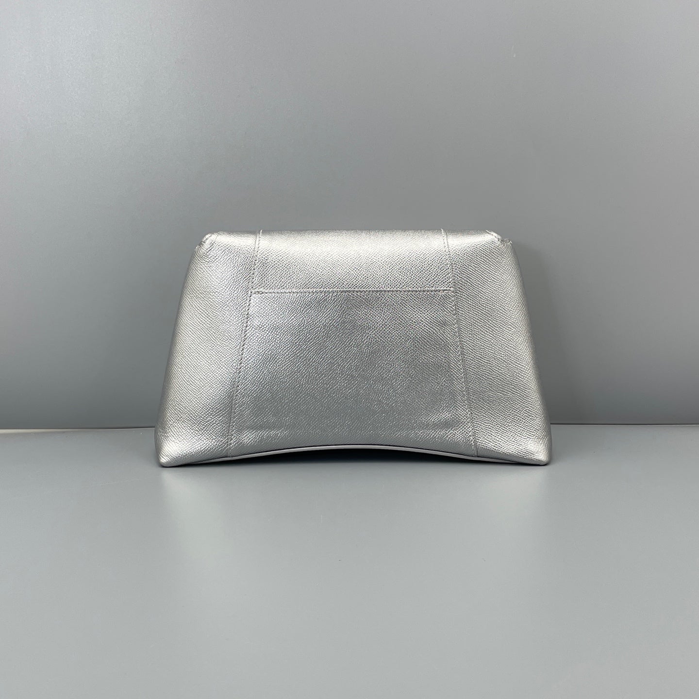 Balenciaga - Crush Medium - Grained metallic leather - Silver - (medium)