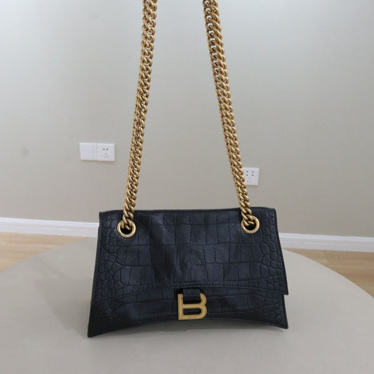Balenciaga - Crush Small - Leather - Black - (Small)