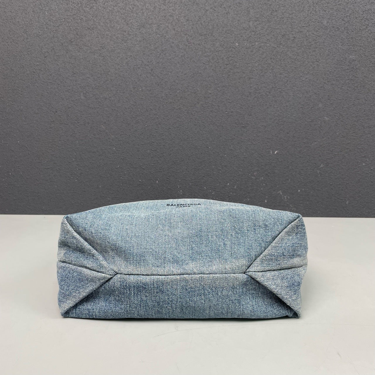 Balenciaga - Crush Small Shopping Bag - Denim - Blue - (small)