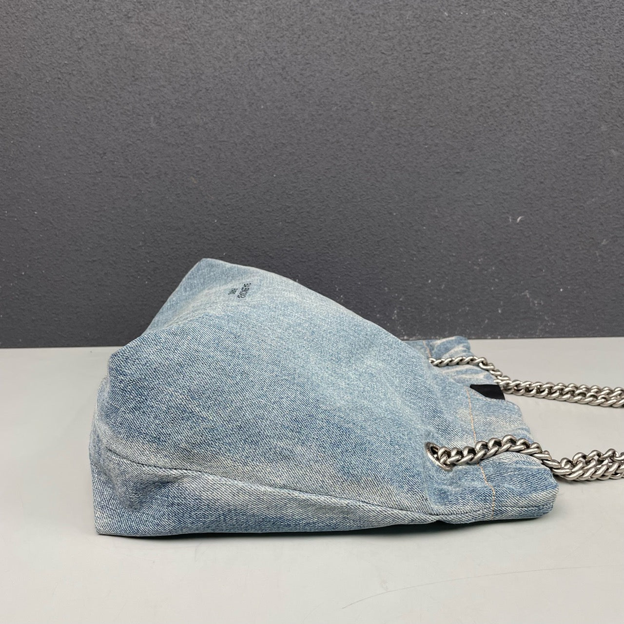Balenciaga - CRUSH Tote - Denim - Light blue wash - (Small)
