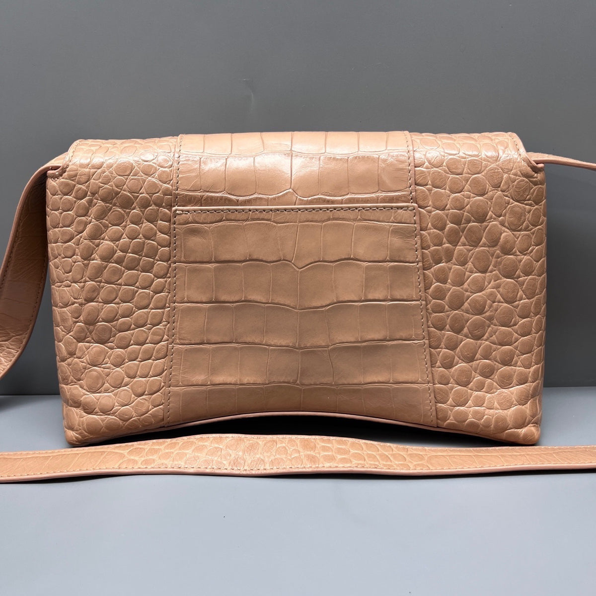 Balenciaga - Downtown - Exotic leathers - Crocodile - Beige - (mini)