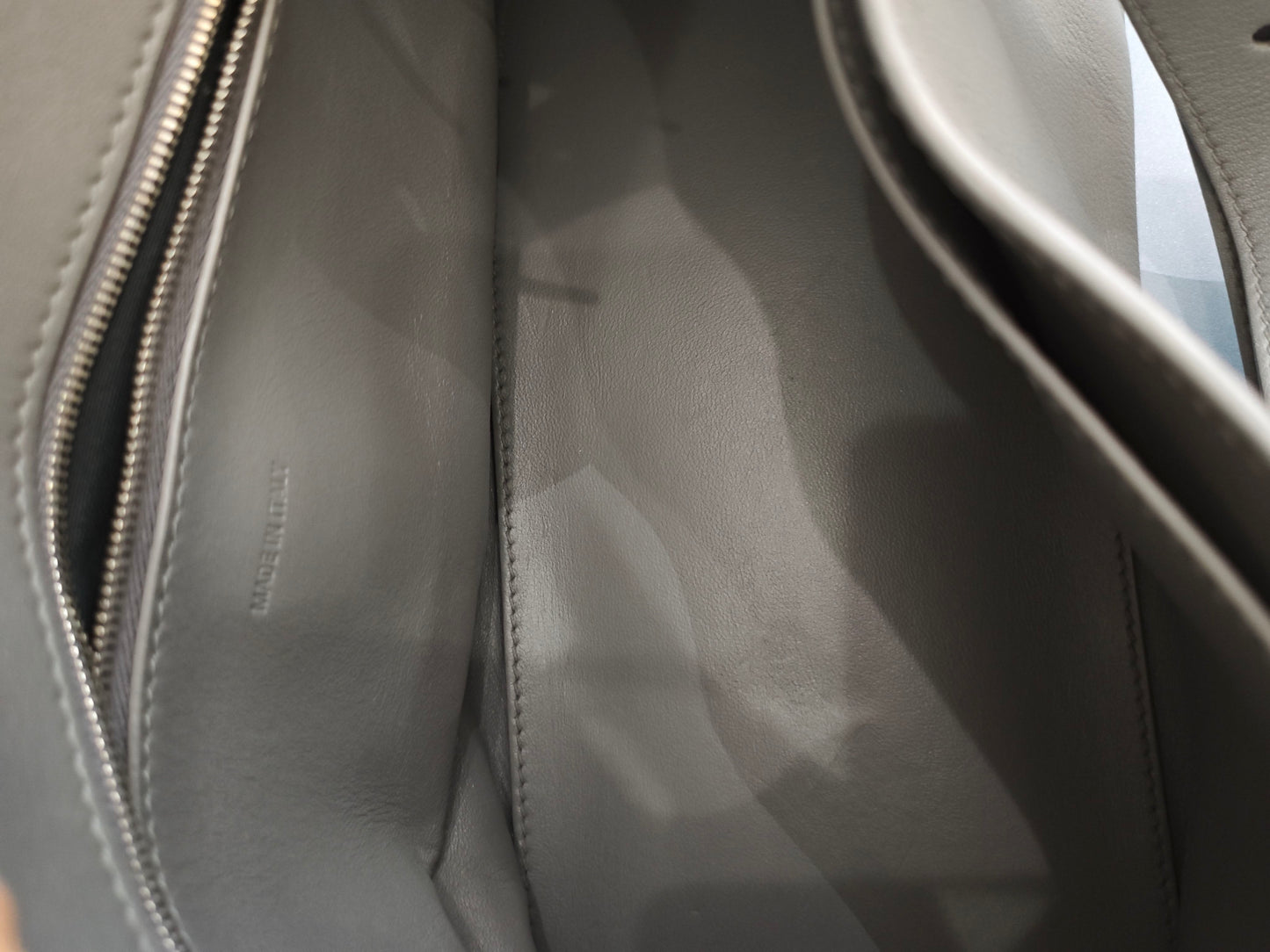 Balenciaga - Downtown Hourglass Bag - Calfskin leather - Grey - (medium)