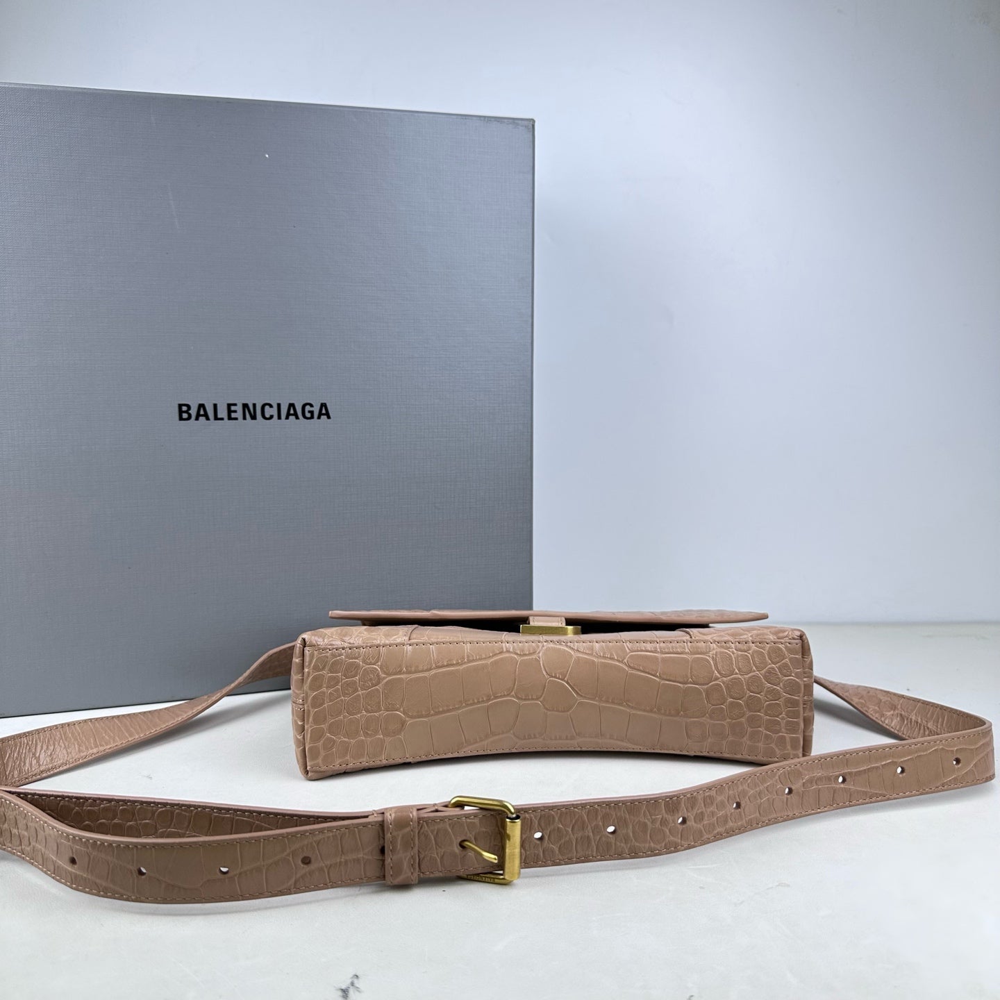 Balenciaga - Downtown - Leather - Beige - (medium)