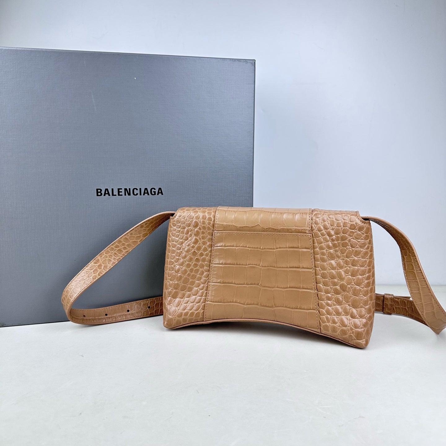 Balenciaga - Downtown - Leather - Beige - (medium)
