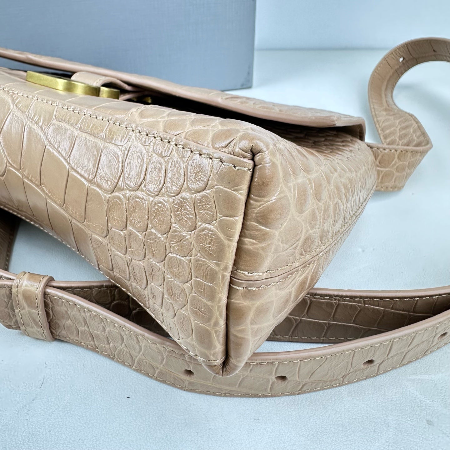 Balenciaga - Downtown - Leather - Beige - (medium)