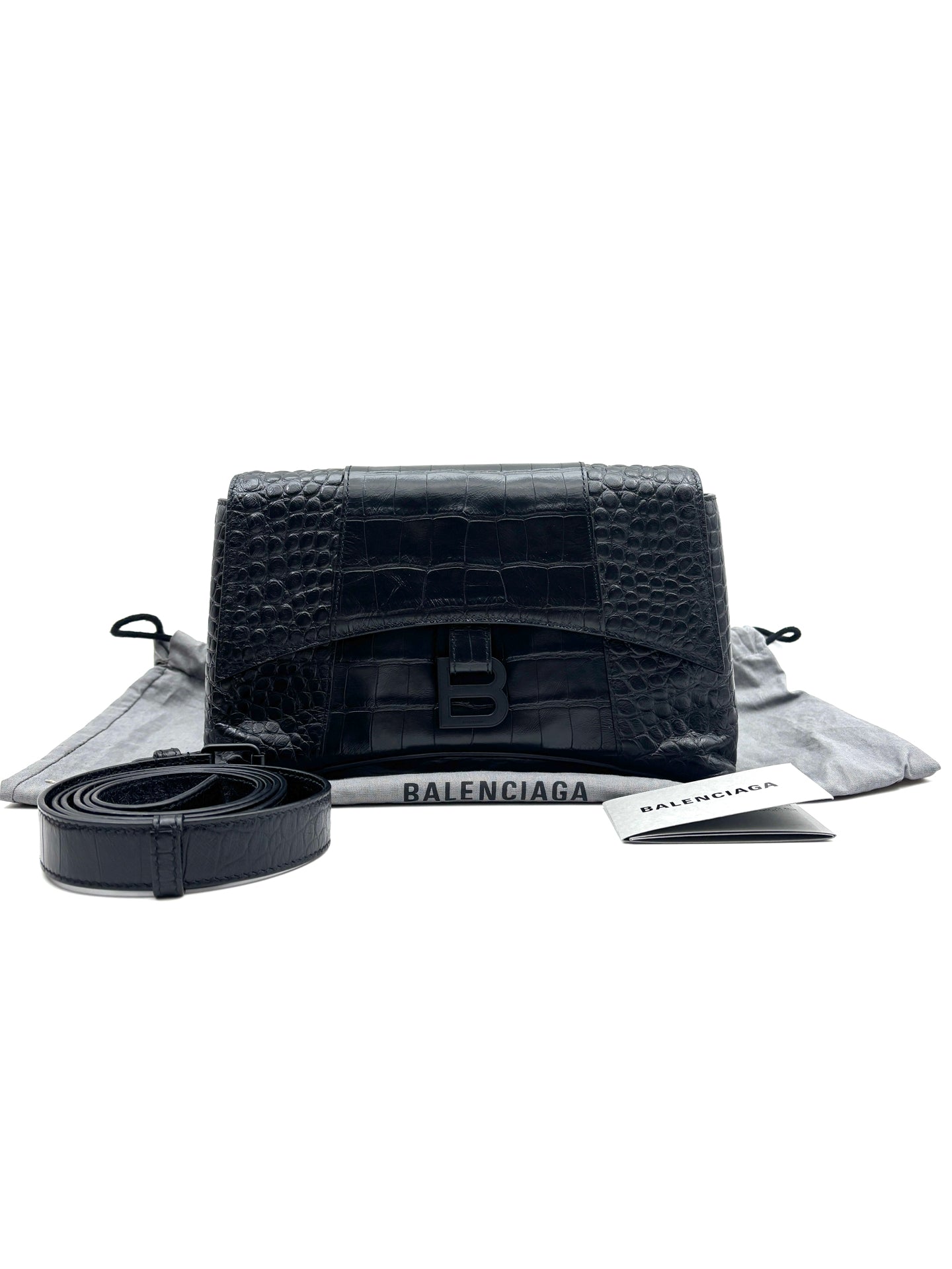 Balenciaga - Downtown - Leather - Black - (mini)