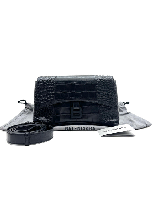 Balenciaga - Downtown - Leather - Black - (mini)