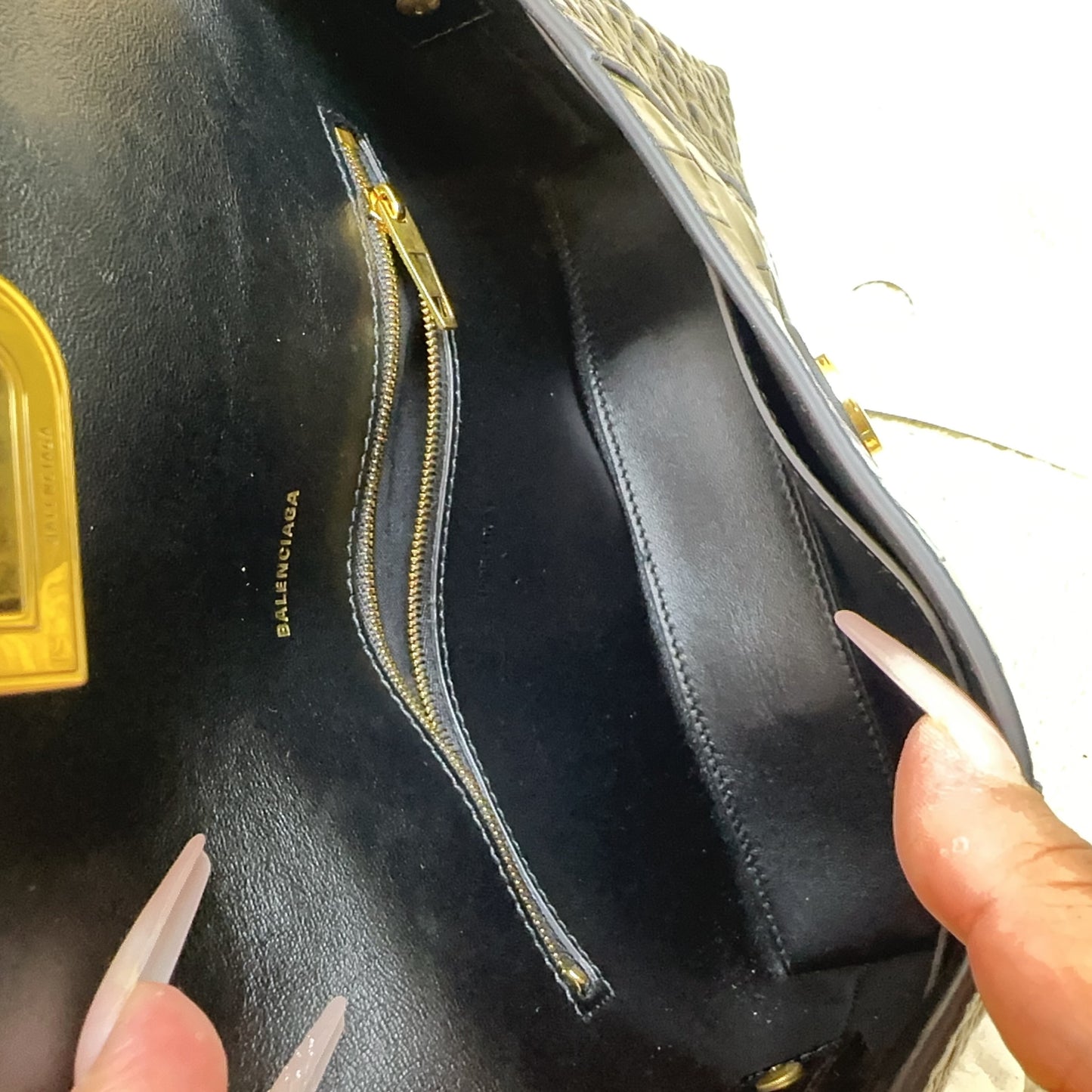 Balenciaga - Downtown - Leather - Black - (mini)