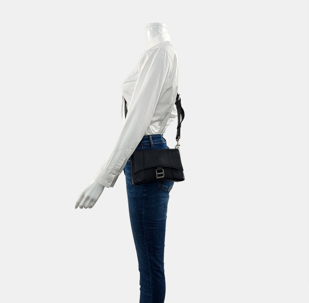 Balenciaga - Downtown - Leather - Black - (mini)