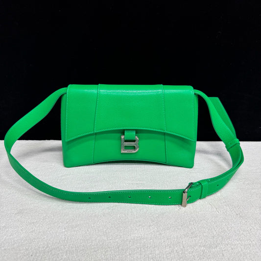 Balenciaga - Downtown - Leather - Green - (small)