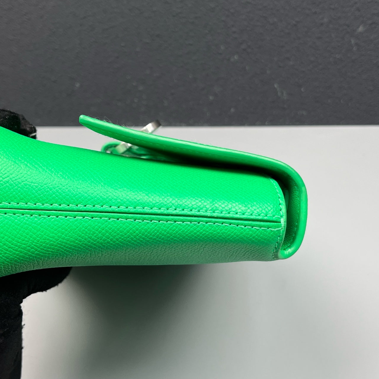 Balenciaga - Downtown - Leather - Green - (small)