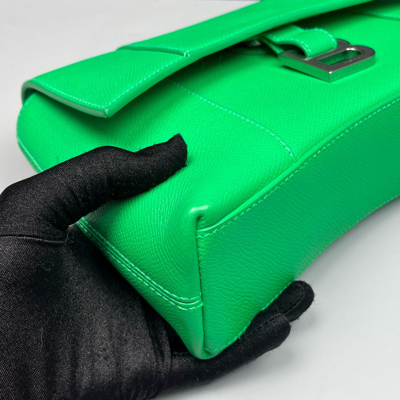 Balenciaga - Downtown - Leather - Green - (small)