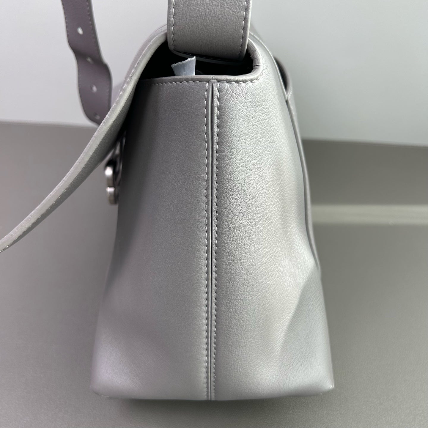 Balenciaga - Downtown - Leather - Grey - (medium)
