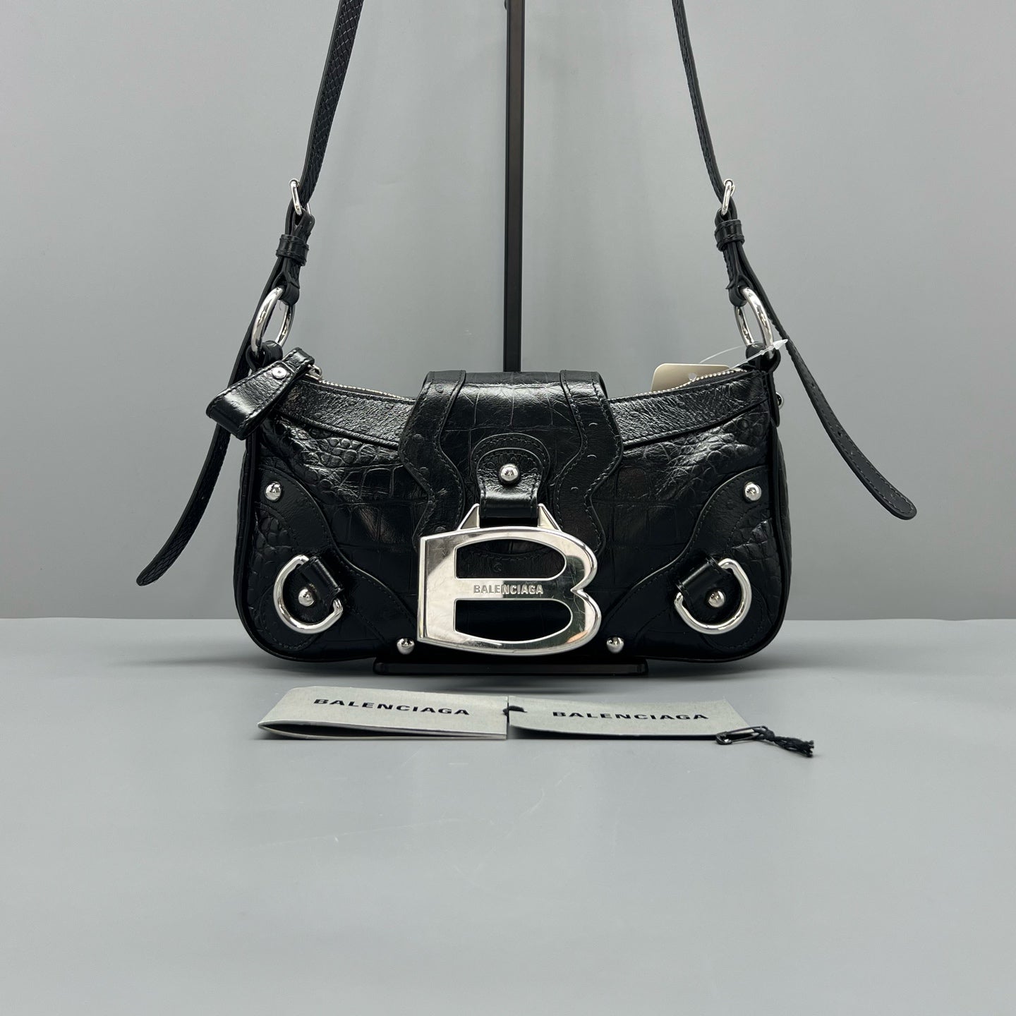 Balenciaga - Essex - Leather - Black - (small)