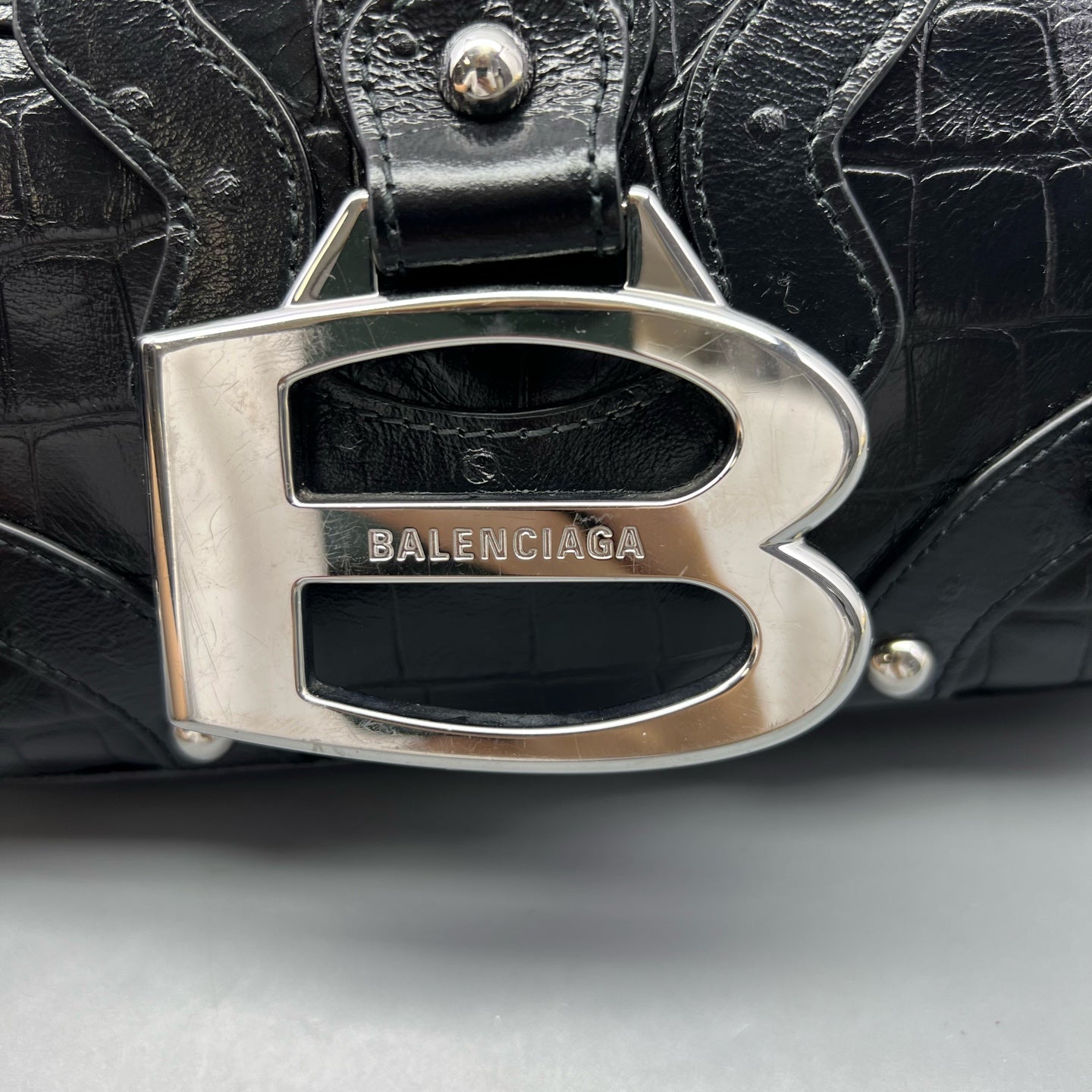Balenciaga - Essex - Leather - Black - (small)